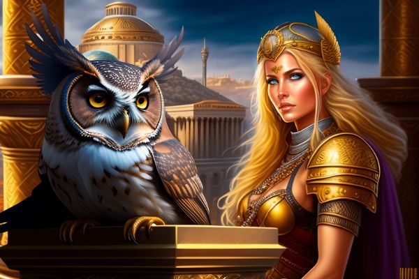 athena goddess symbol owl