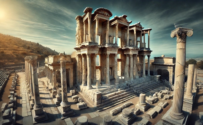 Ruins of the Temple of Artemis at Ephesus.