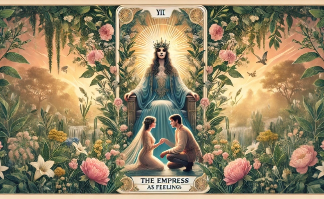 Empress tarot card as feelings for another.