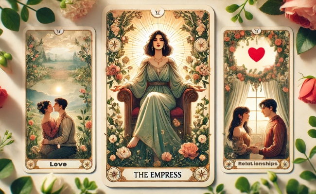 The Empress tarot card potential meanings.