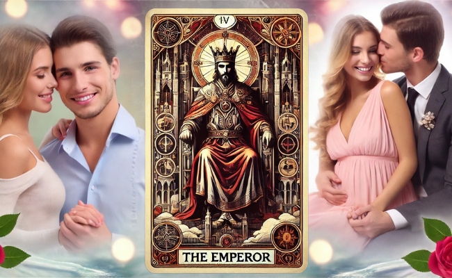 Emperor tarot shown as intentions.