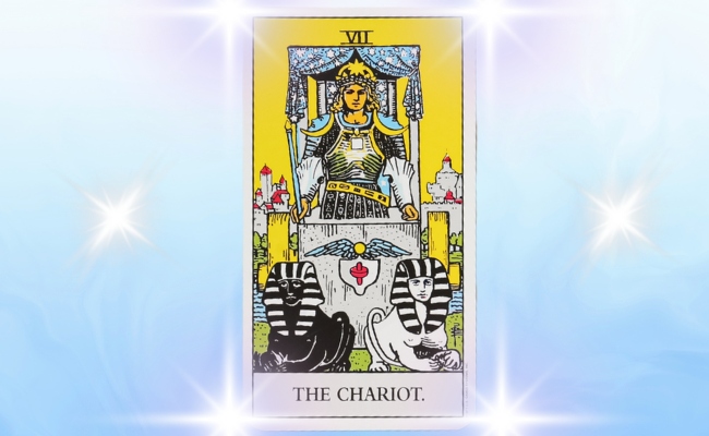 The Chariot tarot card and its meaning.